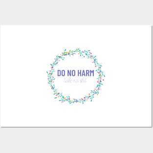 Do No Harm Take No Shit Dainty Posters and Art